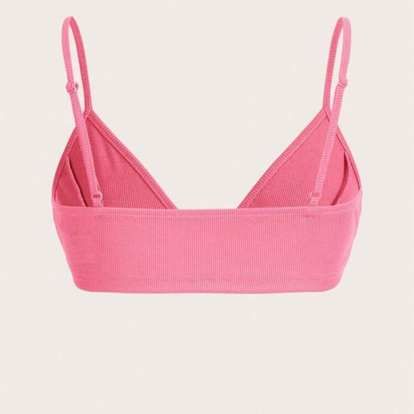 Classic Pink Ribbed Top - Picture 3 of 4